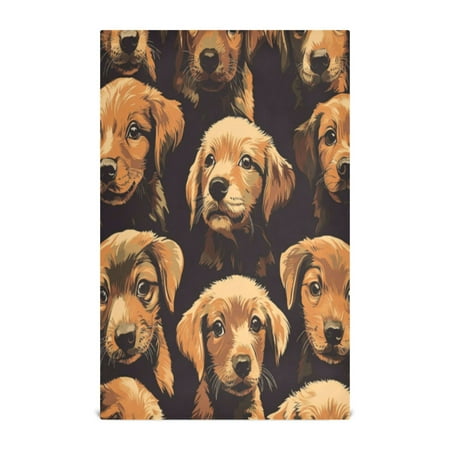 

Kitchen Towel 28x18 Inches x6，Plate Towel Decorative Towel Napkin Tea Towel Tea Towels For Kitchen Dish Cloths & Dish Towels Golden Dog
