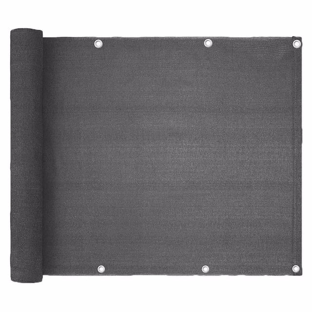 Écran d'Intimité pour Balcon 3 Pi X 16,4 Pi, Couverture de Clôture Résistante aux UV, Matériau HDPE pour Pare-Soleil et Intimité, avec Cordon de Fixation et Attaches-Câbles