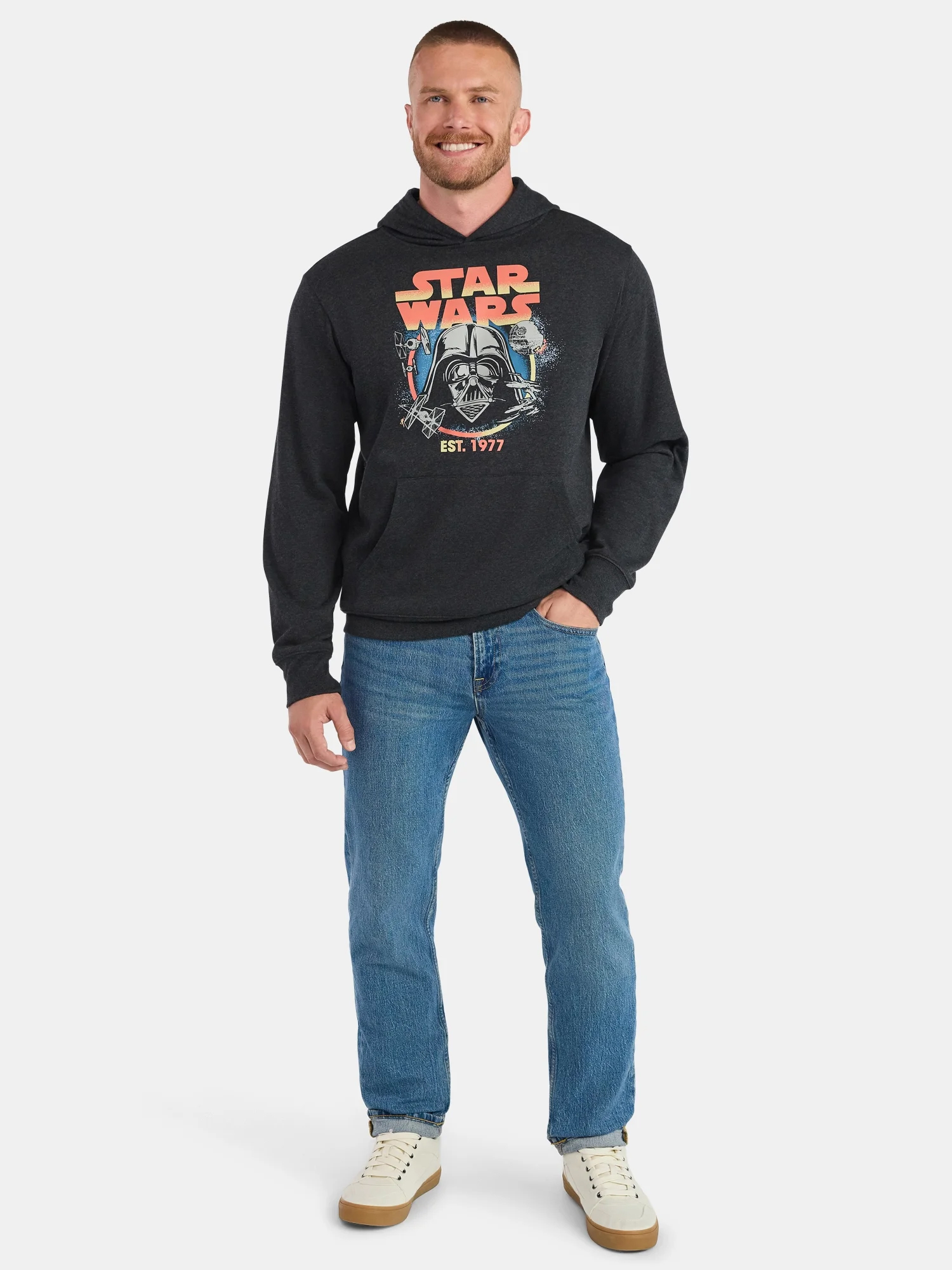 Star Wars, Men's & Big Men's Graphic Hoodie, Vader, Sizes XS-5XL