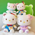thumbnail image 2 of Muñeco de peluche de gato Sanria KT para niños, vestido suave Kawaii de cuerpo cruzado, juguete para regalo favorito, nueva tendencia, 2 of 4