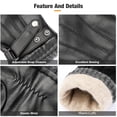 thumbnail image 5 of Rosaver Mens Winter Warm Leather Gloves with Wool Lining, Classic Dress Casual Touchscreen Gloves for Driving Riding, Thermal Gifts for Dad or Husband, Black - XXL, 5 of 7