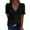 Black, variant on PATLOLLAV Fashion Womens Casual Solid Short Sleeve V-Neck Lace T-Shirt Blouse Tops