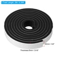 thumbnail image 2 of Weather Stripping for Doors, 2 Rolls 3/8" W x 3/16" T Foam Seal Tape Insulation Strip Black(6.56 Ft Length) 3/4" W x 3/16" T 1, 2 of 5