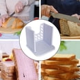 thumbnail image 6 of Sunjoy Tech Toast Cutter Bread Slicer Guide Adjustable Width Cutter for Homemade Bread Foldable Crumb Tray 10/20mm Thickness Reusable Kitchen Tool, 6 of 7