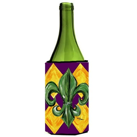 

Mardi Gras Fleur de lis Wine Bottle Hugger