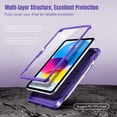 thumbnail image 3 of TiMOVO Case for iPad (A16) 11th Generation 11 Inch 2025, iPad 10th Generation Case 2022 with Screen Protector, Heavy Duty Shockproof Rugged Protective Cover,Deep Purple, 3 of 7