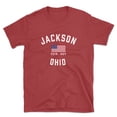 thumbnail image 1 of Jackson Ohio Patriot Men's Cotton T-Shirt, 1 of 1