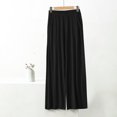 thumbnail image 1 of XL to 8XL Modal Pocket Loose Pants Spring summer Casual Wide Leg Pants solid color High Elastic Large size Trousers Homewear, 1 of 7