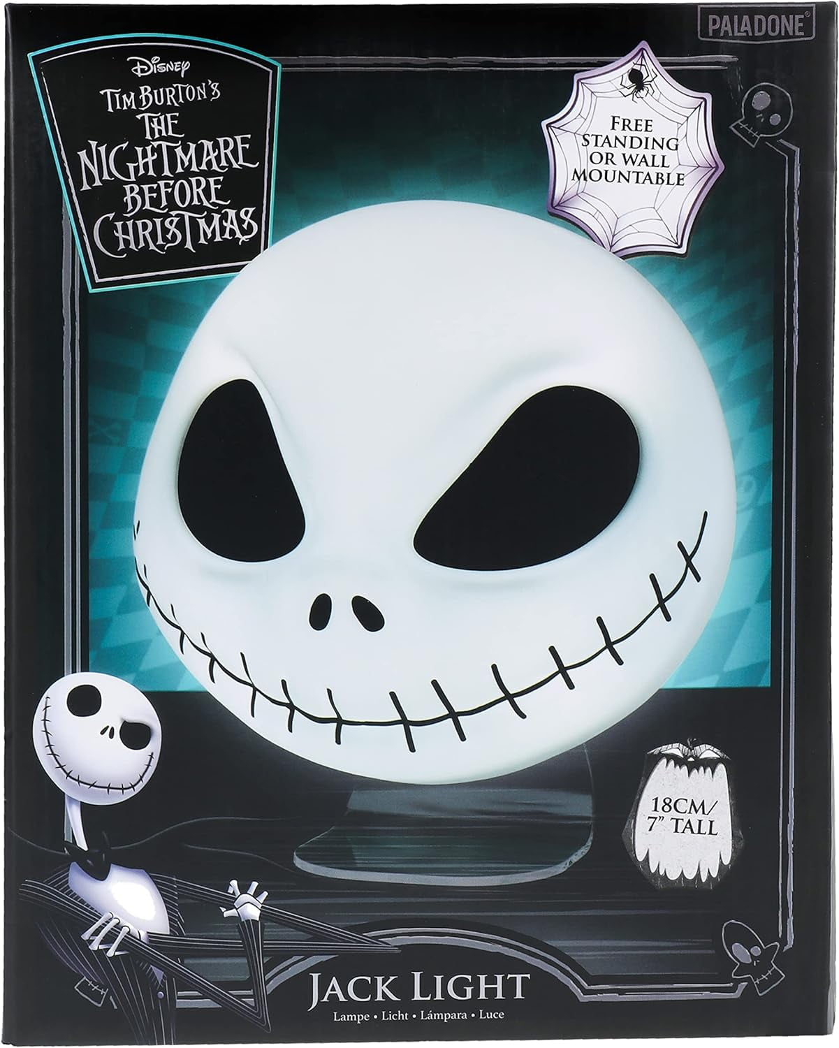 Nightmare Before Christmas Jack Skellington Mask Light, 7