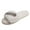 White, variant on Aayomet Womens Slippers Fluffy Open Toe House Shoes Indoor Outdoor Slide Slipper,Gray 37
