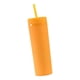 thumbnail image 4 of Tazas portátiles con tapas y s Taza de café Botel de agua Vasos reutilizables de doble capa, para picnics Deportes al aire libre Regalos de naranja Baoblaze Taza de vaso, 4 of 8