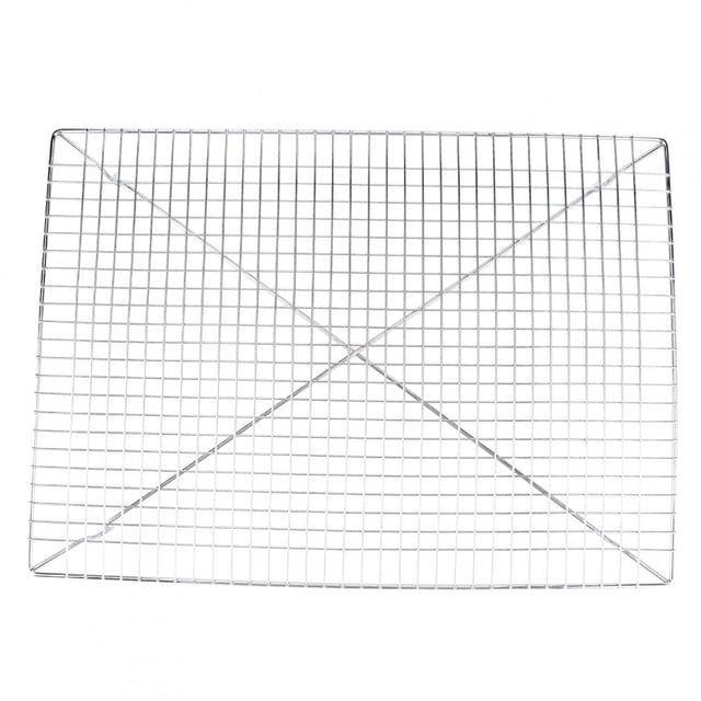 Support de refroidissement, Delaman antiadhésif en acier inoxydable Cuisson à gâteau Pains Biscuits Support de refroidissement Ustensiles de cuisine 46x33x2.8cm Accessoires de cuisine