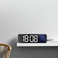 thumbnail image 2 of Mirror Large Digital LED Clock Home Electronic Alarm Clock Large Screen Plug In Clock Wall Mounted, 2 of 12