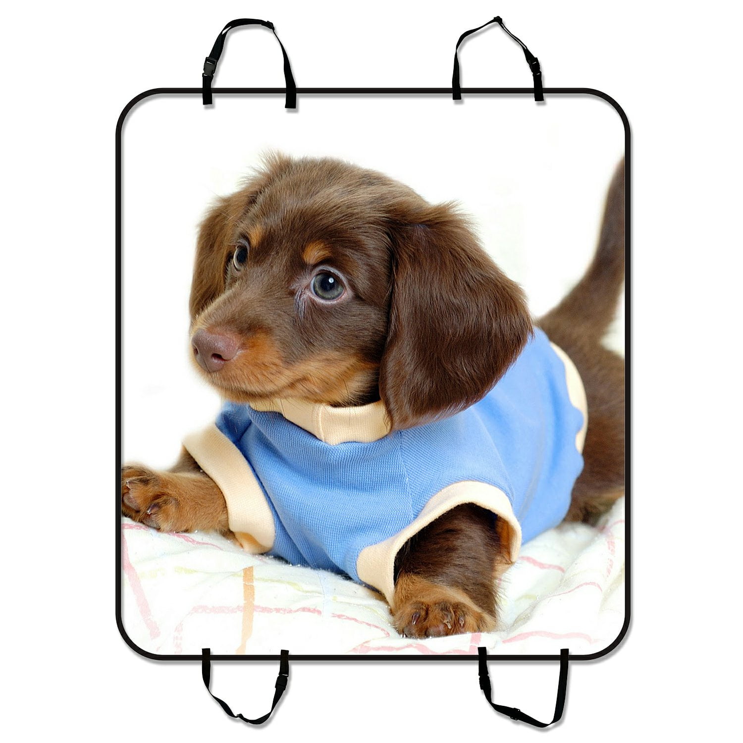 ZKGK Dachshund Dog Car Seat Cover Dog Car Seat Cushion Waterproof