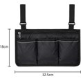 thumbnail image 1 of Reposabrazos para silla de ruedas Bolsa de almacenamiento lateral Bolsa de almacenamiento plegable Bolsa de almacenamiento para cochecito (negro) T-x ShuxiuWang 8390613667731, 1 of 1
