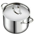 thumbnail image 1 of Cooks Standard Classique 02520 Faitout en Acier Inoxydable de 12 Pintes avec Couvercle, Grand, Argent, 1 of 8
