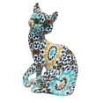 thumbnail image 3 of DOLITY Coloré Chat Statue Table Ornement Figurine de Chat Bureau Collection pour Ménage C, 3 of 9
