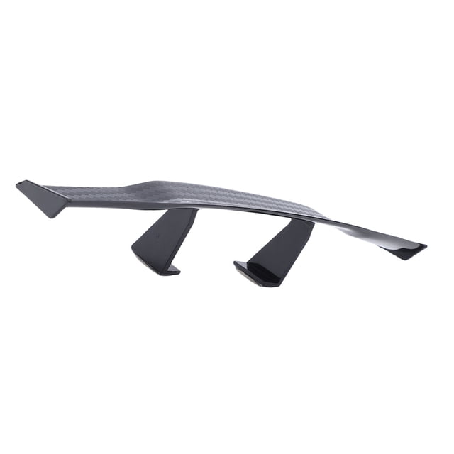 Mini Alerón Universal Para Coche, 6,7 Pulgadas, Textura Decorativa De Fibra De Carbono, Ala Trasera Para Todos Los Coches, Color Negro