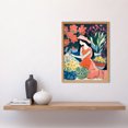 thumbnail image 2 of Danish Pastel Aesthetic Matisse Flower Market Watercolour Painting Floral Bouquets Art Print Framed Poster Wall Decor 12x16 inch, 2 of 5