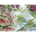 thumbnail image 4 of Ambesonne Floral Quilted Bedspread Set 3 Pcs, Exotic Spring Flowers, King Size, Multicolor, 4 of 5
