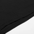 thumbnail image 6 of CheerKidz Fashion Short Pants for Women Solid Color Bandage Elastic Waist High Waisted Casual Summer Pull On Loose Fit Beach Vacation Shorts with Pockets(Black,M), 6 of 8