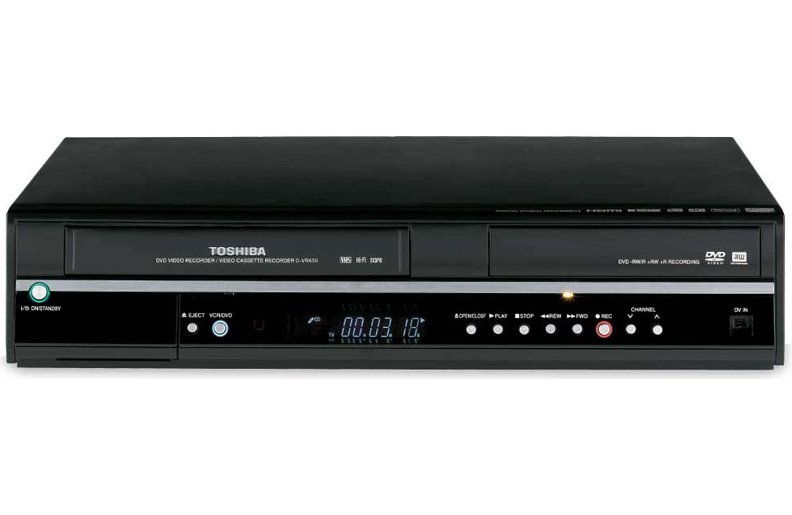 Toshiba D-VR650 (Refurbished) DVD VCR Combo with Digital TV tuner and