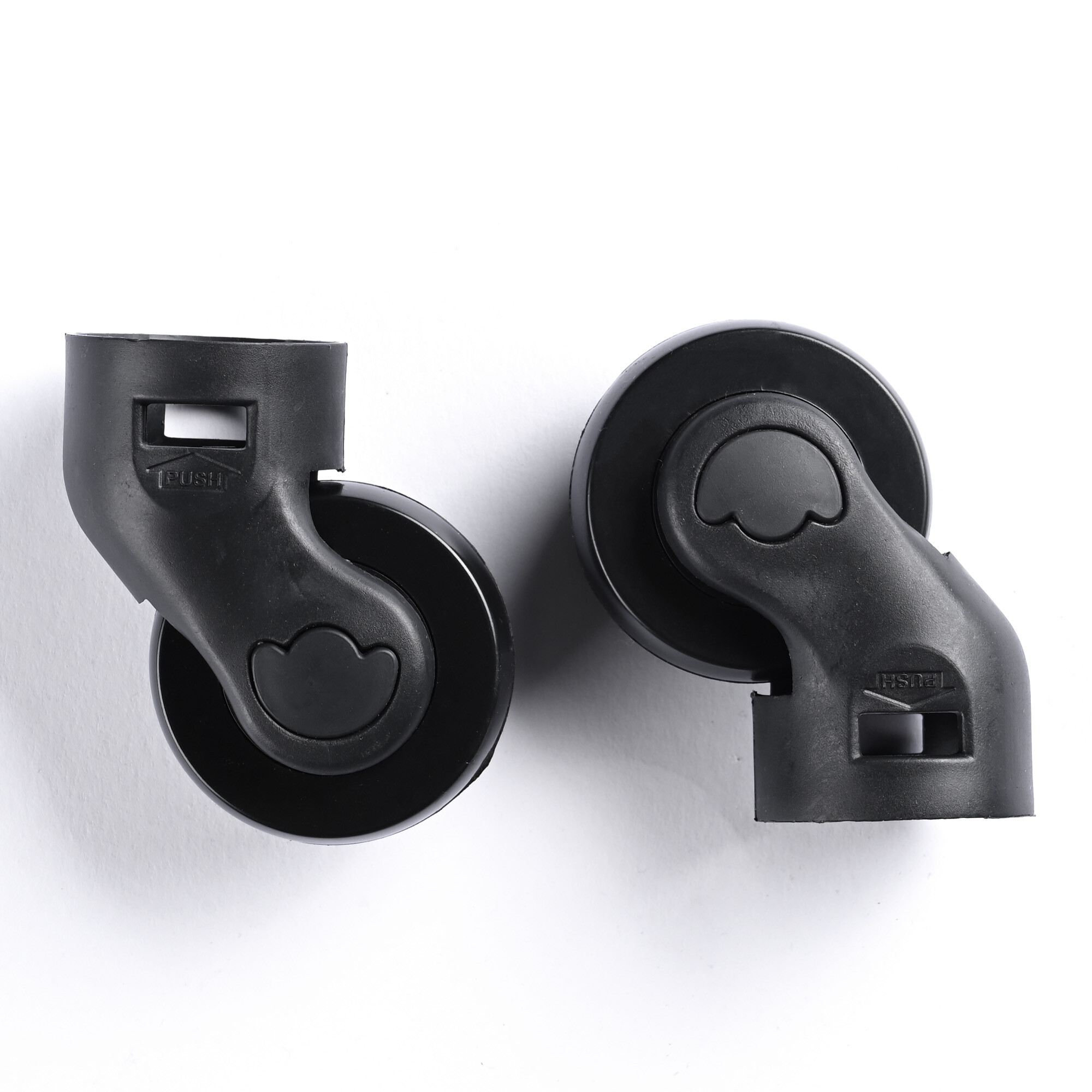 Byootique 2 Pack 2" Swivel Caster Wheels without Locking Brake for Makeup Case