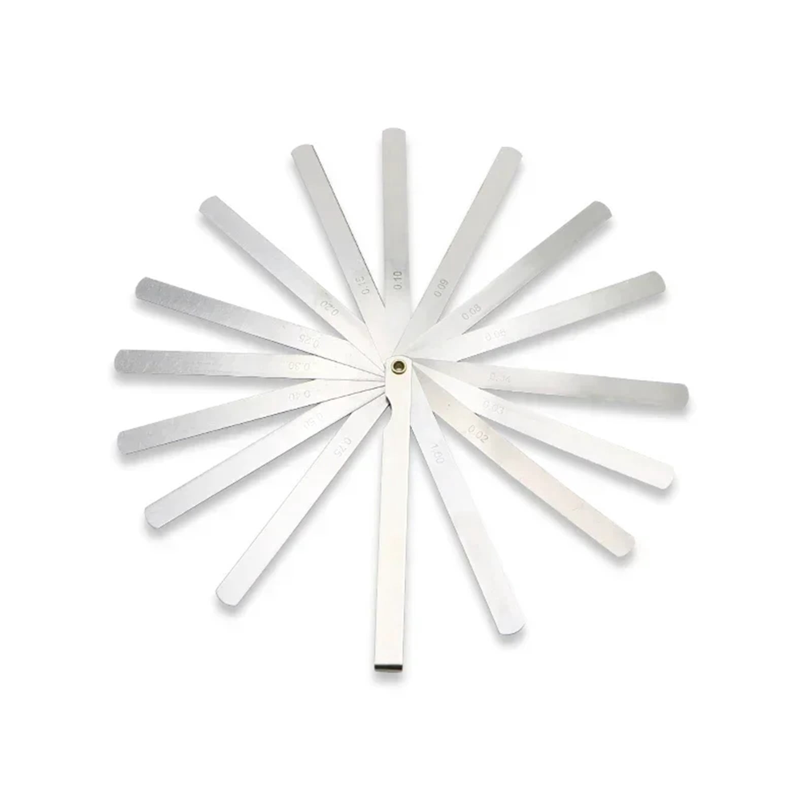 50 Mm Length 17 Blades Feeler Gauge Metric Feeler Gauge 0.02-1.00 Mm Measurement Tools ,Easy Identification