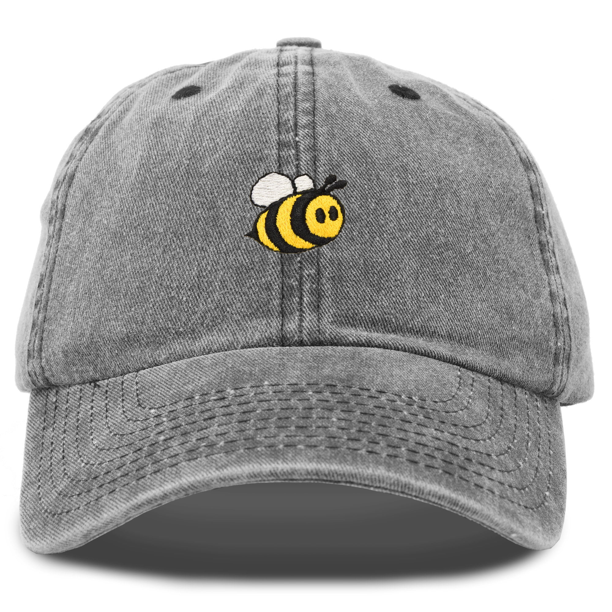 DALIX Bumble Bee Baseball Cap Dad Hat Embroidered Womens Girls in Black ...