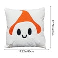 thumbnail image 4 of Plush Fall Pillow Covers Halloween Fall Decorations Sofa Couch Pillow Covers Square Summer Pillow Covers 18x18 for Farmhouse Halloween Ghost Pillowcase Decorative Throw Pillow Covers Cushion Cases, 4 of 6