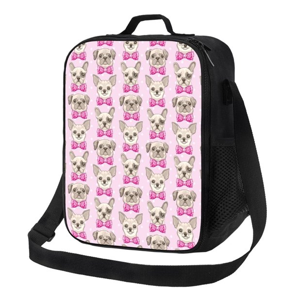 Balery Cute puppy Caja de Almuerzo y Bolsa de Almuerzo para Hombres y Mujeres, Bolsa de Almuerzo Reutilizable con Gran Capacidad, Bolsa de Almuerzo Aislada