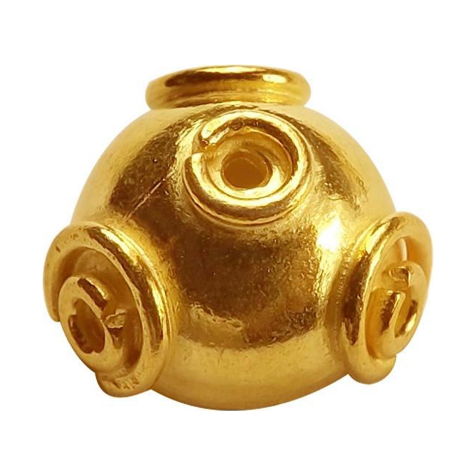 CG-227 18K Gold Overlay Bead Cap