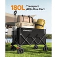 thumbnail image 2 of Carro plegable Raynesys con capacidad de 150 kg y ruedas todoterreno, 2 of 9