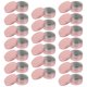 thumbnail image 1 of Rose Gold Aluminum Spiral Lid Box for Travel Storage 20Pcs Cream Holders, 1 of 4