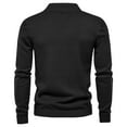thumbnail image 5 of kakina CMSX Classic Knitted Sweater for Men Clearance,Fashion Casual Soft Long Sleeve Half Turtleneck Solid Color Comfortable Pullover Knitted Sweaters for Mens, 5 of 8