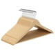 thumbnail image 2 of SONGMICS Percha de Madera, Juego de 20, Delgada, Muescas en Hombros, para Pantalones, Gancho Giratorio 360°, Abedul, Beige Natural MCRW040K01, 2 of 7