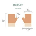 thumbnail image 5 of Yokua Kid Winter Knitted Cotton Mitten Convertible Half Finger Gloves with Flip Top, 5 of 16