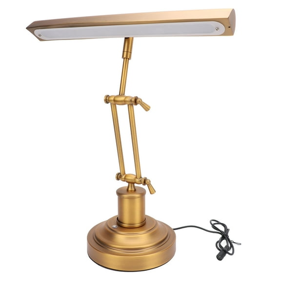 12W Piano Lamp, 3000K to 6000K Touch Control Stepless Brightness Adjustment LED Piano Lamp, Eye Friendly 85 CRI Music Stand Light with Steady Base for Living Room Bedroom