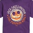 thumbnail image 2 of The Nightmare Before Christmas - Jack Skellington Pumpkin King - Men's Short Sleeve Graphic T-Shirt, 2 of 4