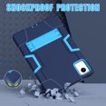 thumbnail image 7 of ELEHOLD Case for Lenovo Tab M11 11inch TB330FU TB330XU 2024,Heavy Duty Hard PC Silicone Case Hidden Kickstand Anti-Scratch Shockproof Cover for Kids Men Women,Navyblue, 7 of 7