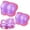 Purple Pink, variant on BOSONER Basic Kids Protective Gear: Kids Knee Pads and Elbow Pads with Wrist Guards Set for 3-15 Years - Design for Roller Skates, Cycling, BMX Bike, Skateboard, Inline Skating, Scooter Riding Sports