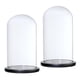 thumbnail image 1 of Vasos Decorativos BLESIY 2 × Cloches Recipientes para Plantas Y Flores con Base de Madera, 1 of 8