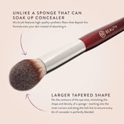 Pozyie BK BEAUTY 110 LARGE CONCEALER BRUSH – Dense Tapered Under-Eye Concealer Brush for Quick Blending, Full Coverage Finish, No Product Absorption
