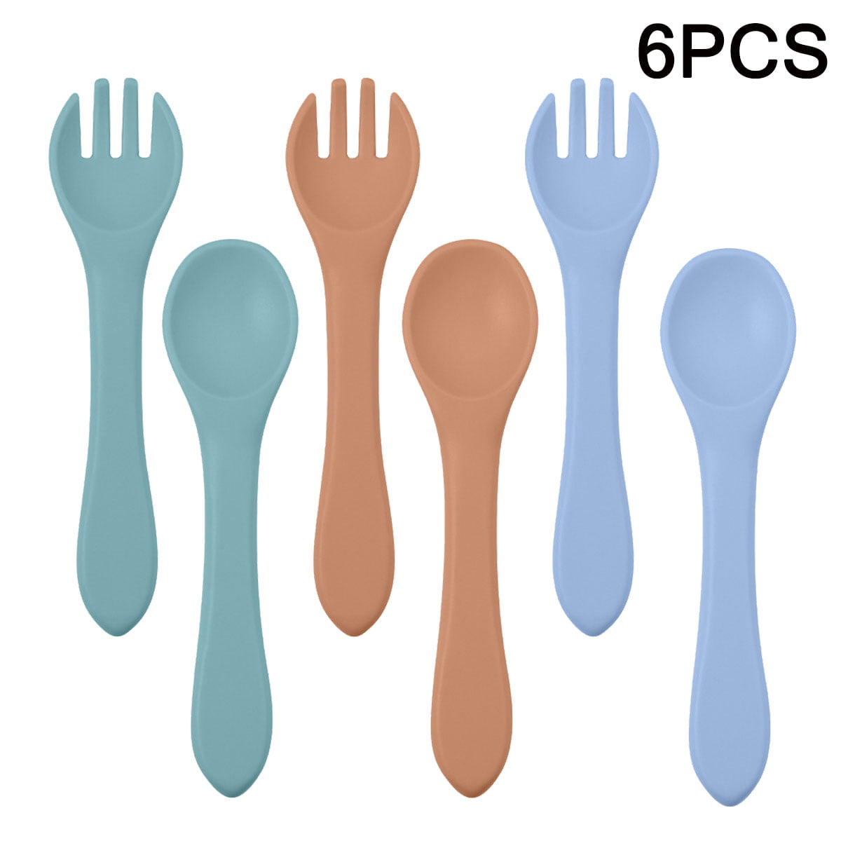 Baby Products Online - Silicone spoons for baby first stage for baby eating  utensils packages), LED packing spoon for baby for toddlers Self-feeding  training - Kideno