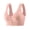 Pink, variant on No Underwire Bras for Women Front Button Closure Bras Plus Size Bralettes Comfy Breathable Bra
