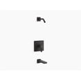 thumbnail image 1 of Kohler K-TLS23502-4-BL Parallel Rite-Temperature Bath & Shower Trim Set - Matte Black, 1 of 1