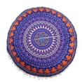 thumbnail image 5 of Mandala Pillow Cover- Hippie Mandala Floor Pillow Cover, Cushion Cover, Pouf Cover Round Bohemian Yoga Decor Floor Cushion Cover, 5 of 6