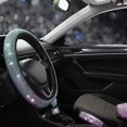 thumbnail image 6 of Tgbvmt Rhinestone Steering Wheel Cover, Sparkling Diamond Car Wheel Protector, Bling Decor for Women, Universal 14-15 Inch Fit, Non-Slip Breathable Material, Ideal for Summer & Year-Round Use, 6 of 7