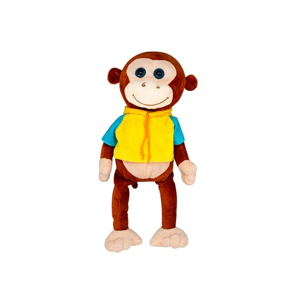 Changuito De Peluche De Changuito Largo Con Sudadera Amarilla Importadora  La Merced Importadora La Merced Tela Ultra Suave Hipoalergénica