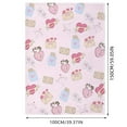 thumbnail image 4 of Hfolob Valentines Day Gifts Valentine's Day Blanket Super Soft Flannel All Season Lightweight Living Room Bedroom Warming Blanket 70X100Cm/100X150Cm Home Decor, 4 of 9